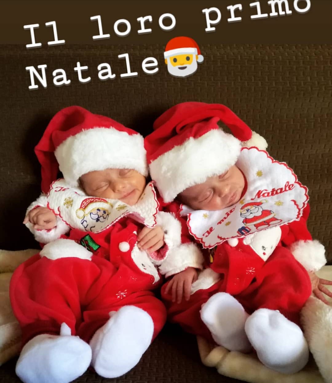 Il Natale piú bello con la nascita delle gemelline
